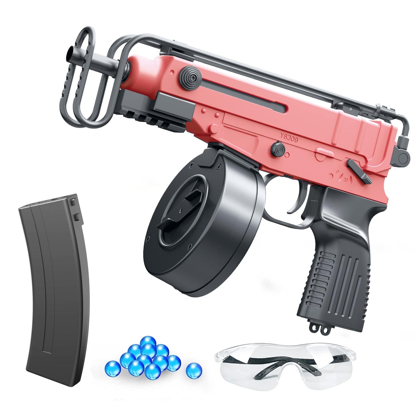 Gel Fight Blaster VZ-61 Scorption for Adult, Gel Balls Included(US Stock)