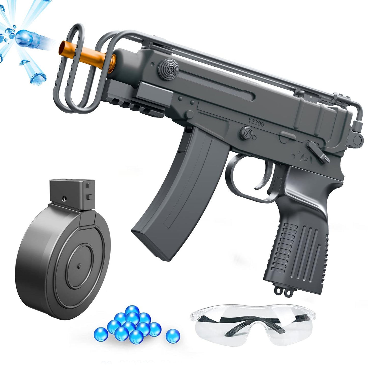 Gel Fight Blaster VZ-61 Scorption for Adult, Gel Balls Included(US Stock)