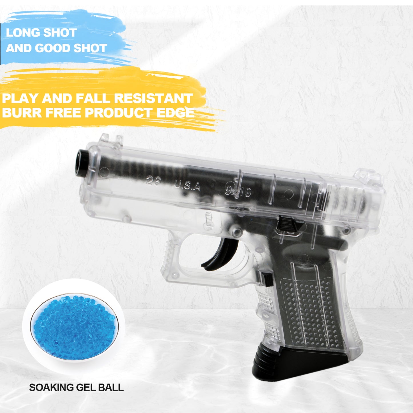 Clear Pistol G26 Gel ball Blaster