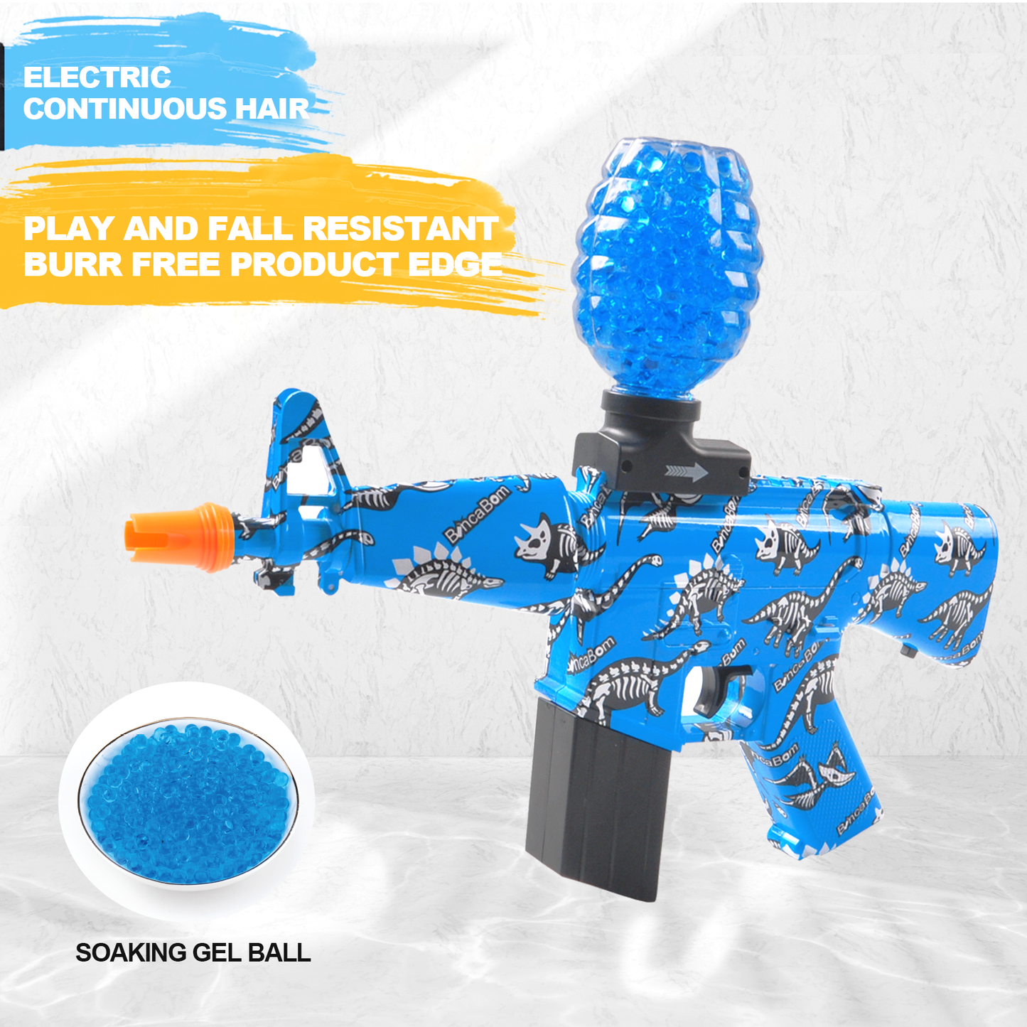 M16 Dinosaur Gel Ball auto Splatter